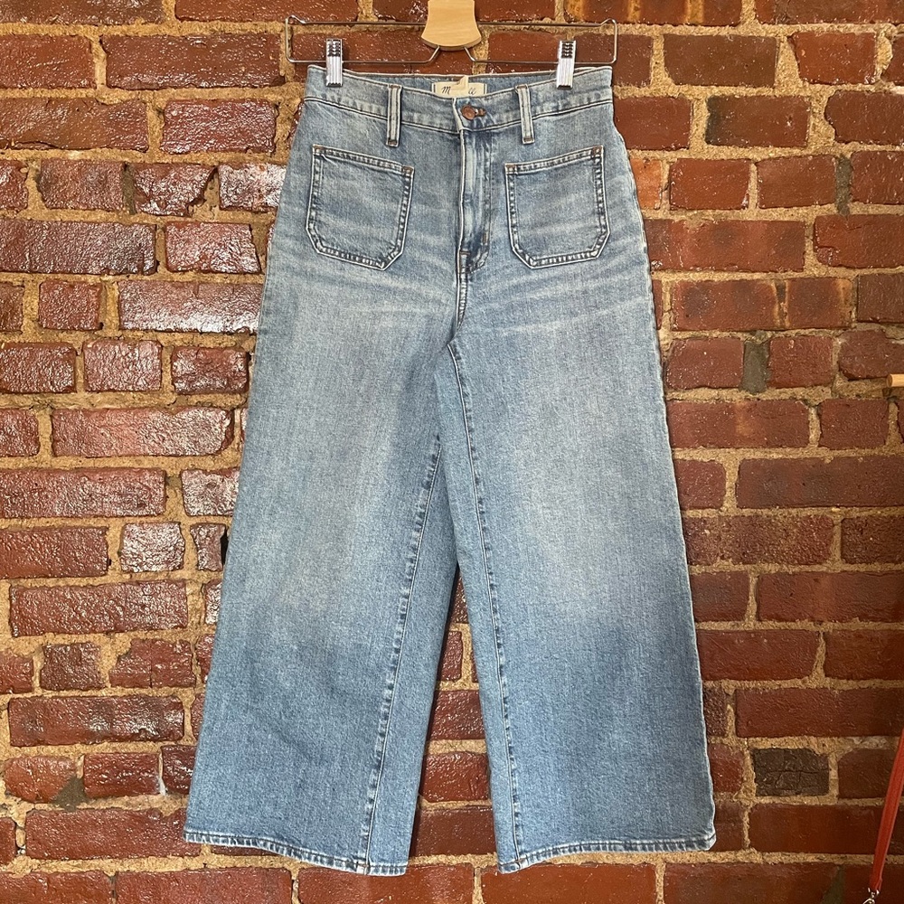 Madewell Wide-Leg Crop, Size 25